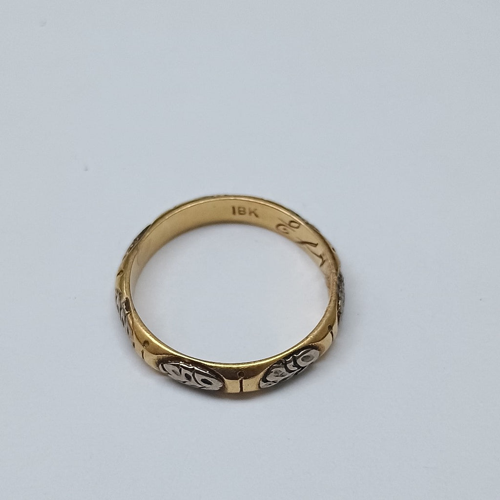 ARGOLLA ORO 18 K 3.2 GRMS (SEMINUEVO)