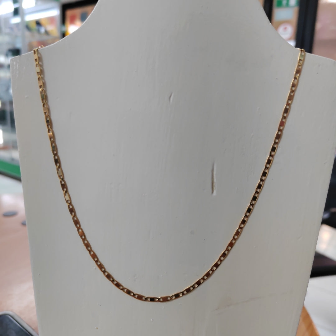 CADENA ORO COMBINADO 14 K 5.5 GRMS (SEMINUEVO)