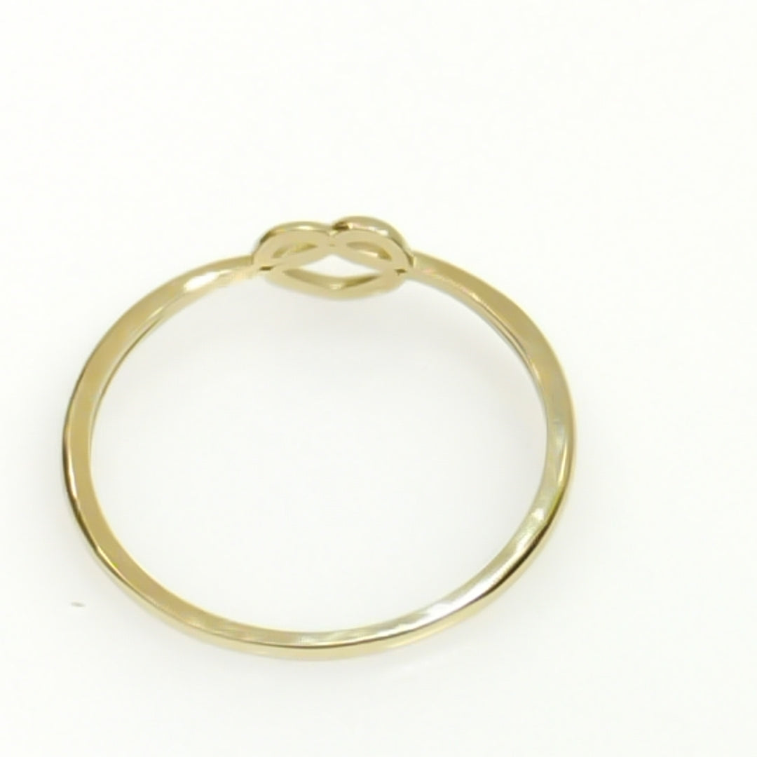 ANILLOS ANILLITO FIG CORAZON 10K TALLA 8 0.8 GR (NUEVO)