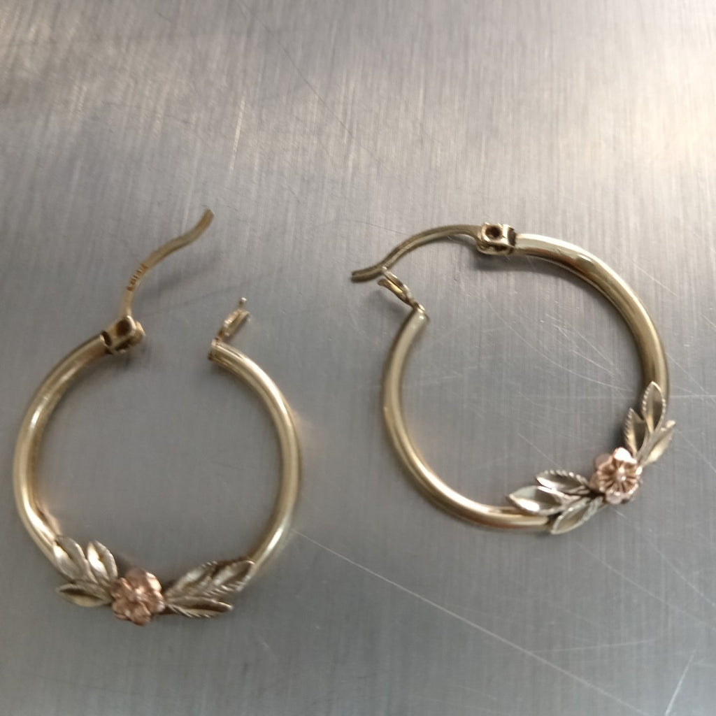 ARRACADAS PAR ORO 14 K 2,90 GRMS (SEMINUEVO)