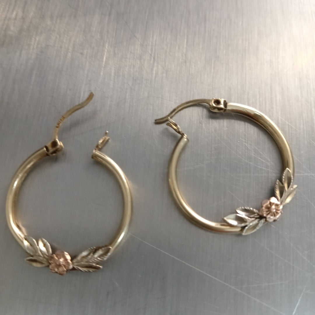 ARRACADAS PAR ORO 14 K 2,90 GRMS (SEMINUEVO)