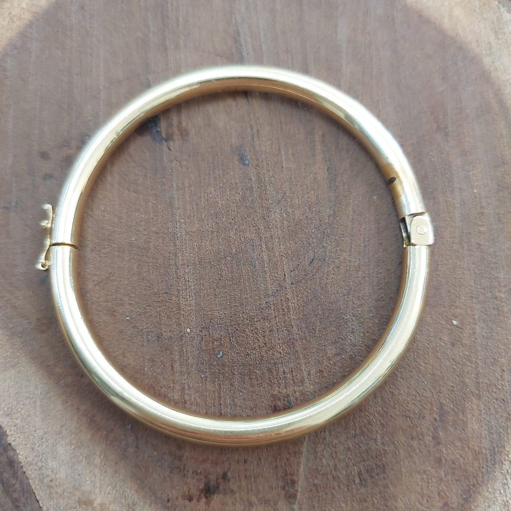 PULSERA RIGIDA ORO 14 K 21.6 GRMS (SEMINUEVO)