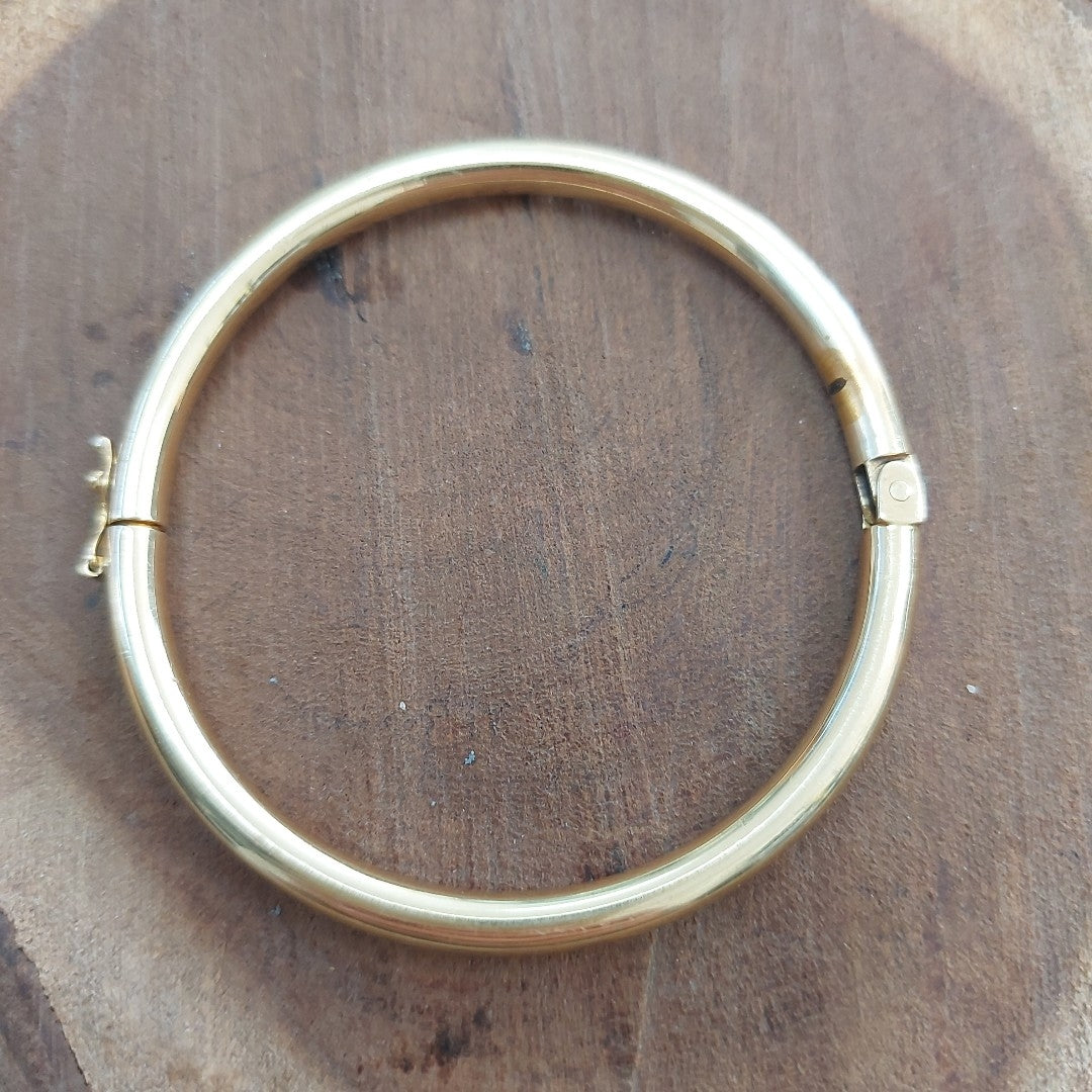 PULSERA RIGIDA ORO 14 K 21.6 GRMS (SEMINUEVO)