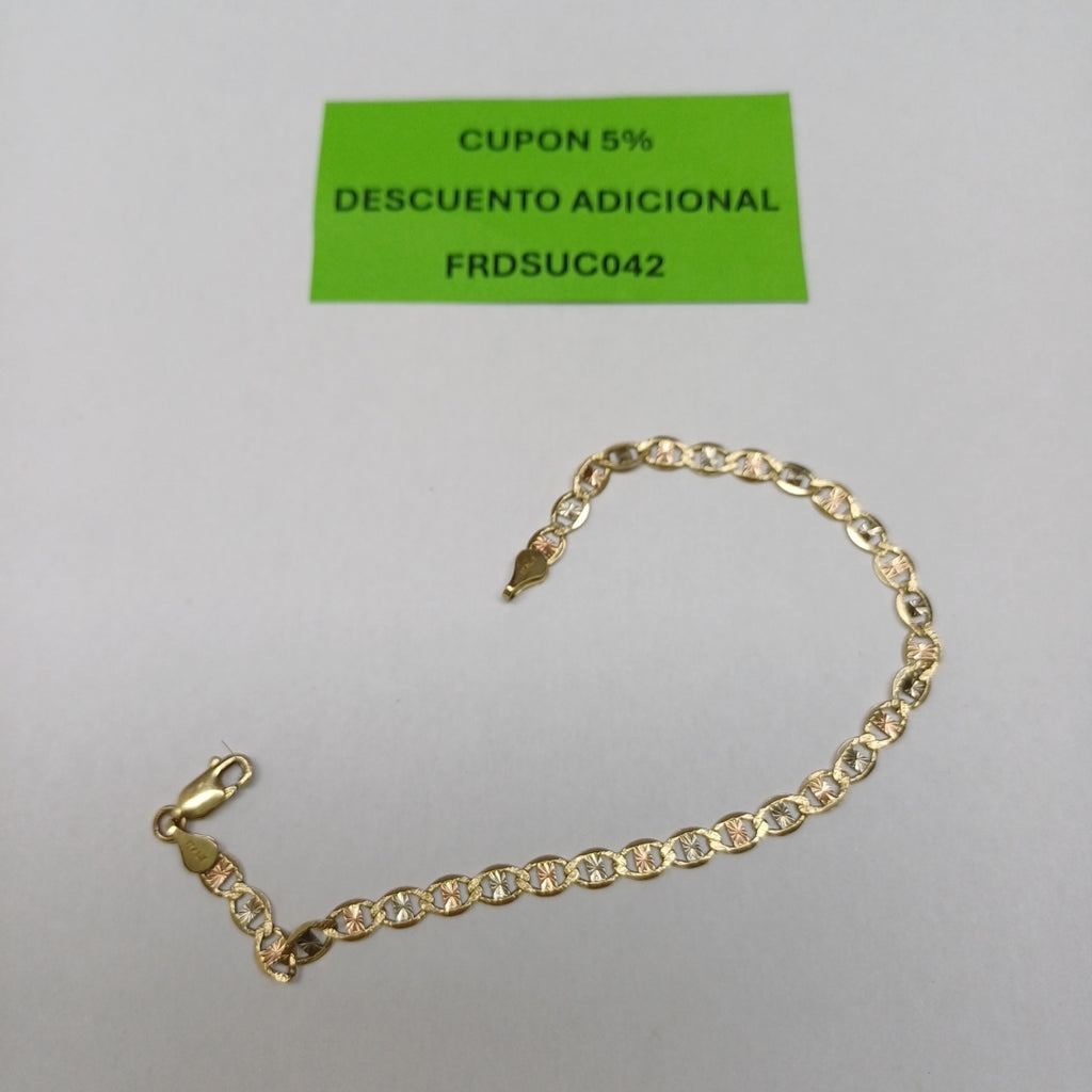 PULSERA ORO 14 K 3.6 GRMS (SEMINUEVO)