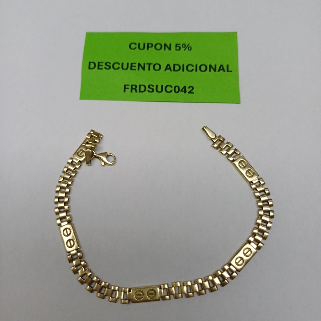 PULSERA ORO 14 K 7.6 GRMS (SEMINUEVO)