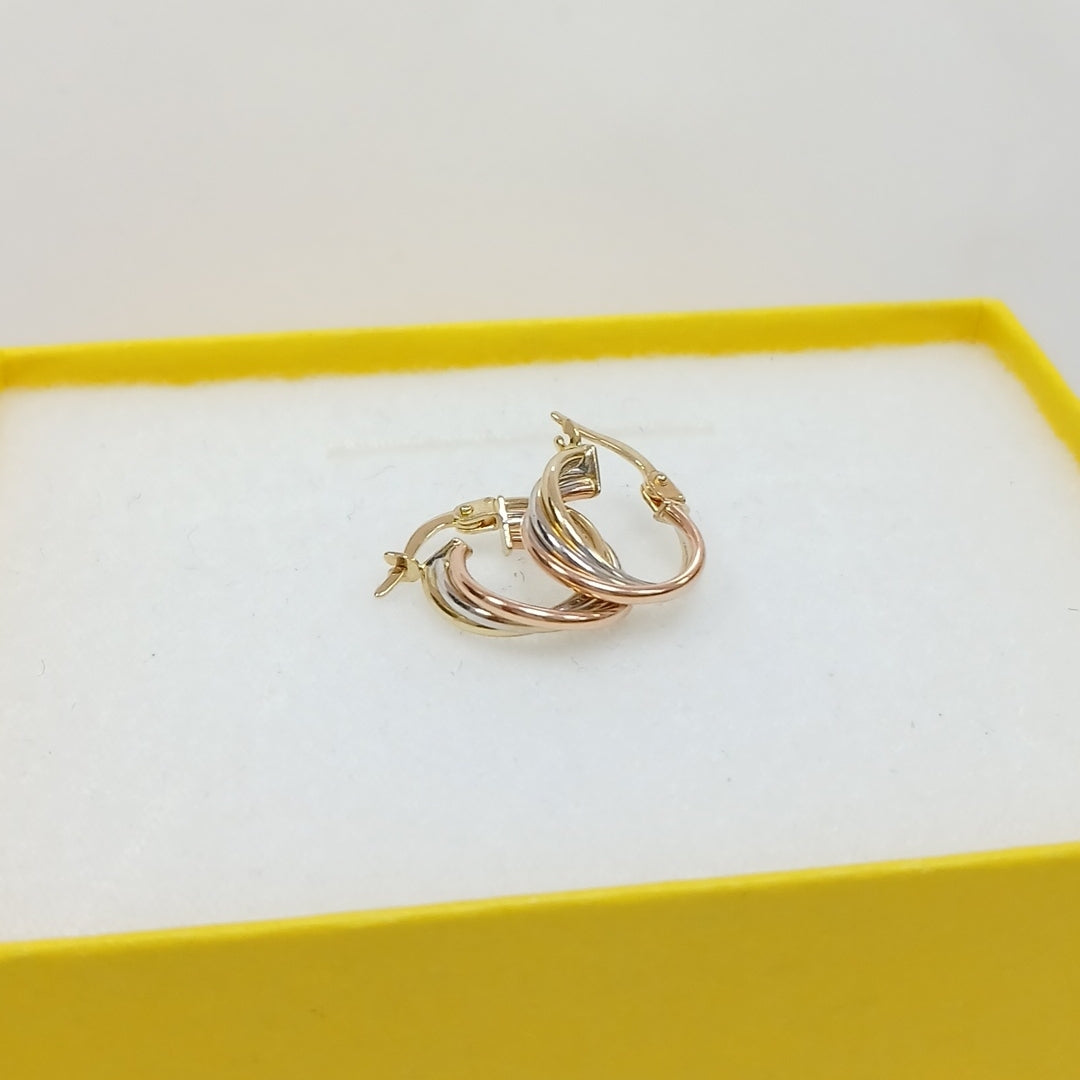 ARRACADAS ORO 14K 1.4 (NUEVO)