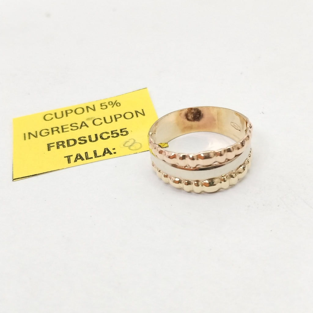 ANILLITO ORO COMBINADO 14 K 3,30 GRMS (SEMINUEVO)