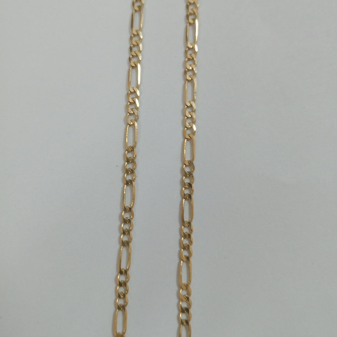CADENA TEJIDO 3X1 14K 60 CM 5.7 GR (NUEVO)