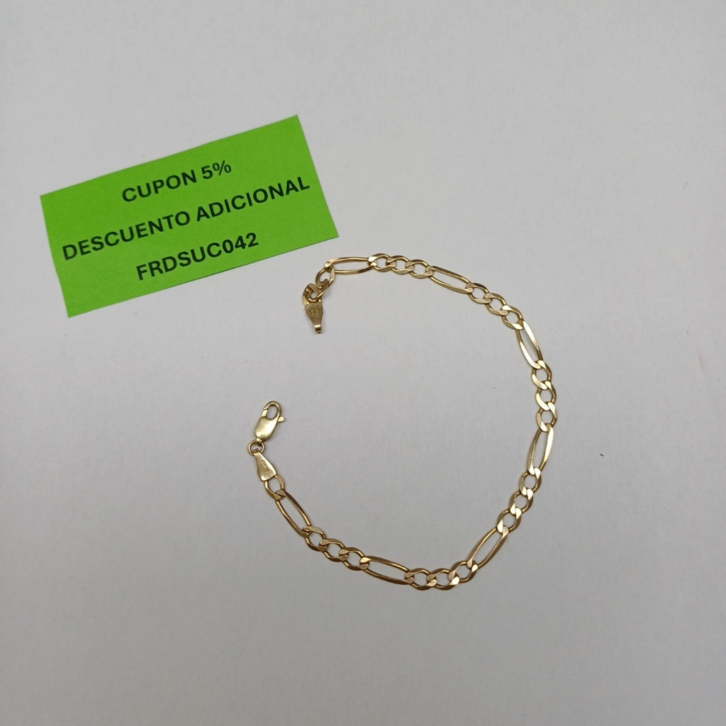 PULSERA ORO 14 K 3.9 GRMS (SEMINUEVO)