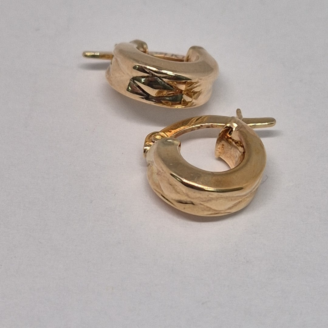 ARRACADAS PAR ORO 14 K 1,40 GRMS (SEMINUEVO)