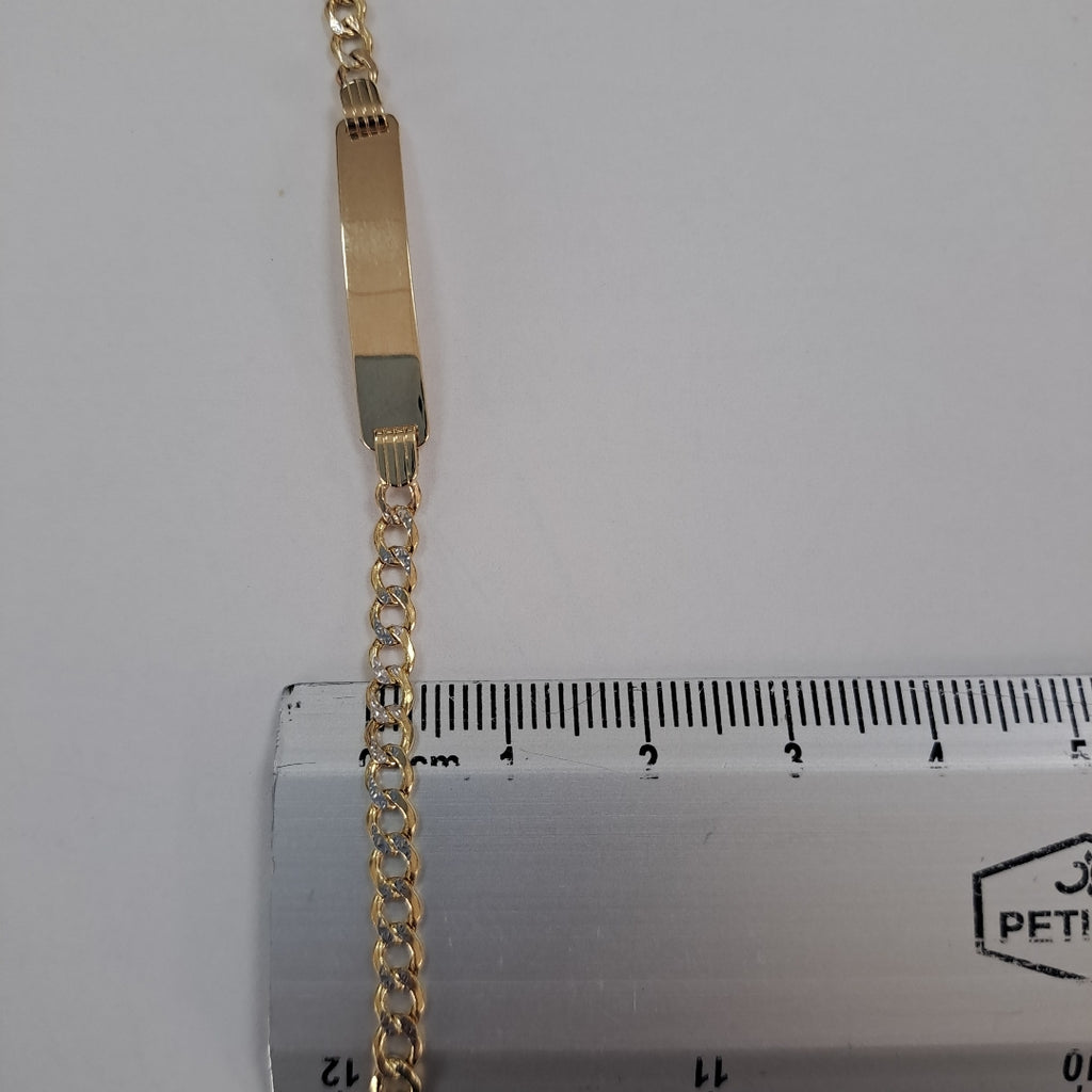 ESCLAVAS NIÑO ORO 14K 2.8 (NUEVO)
