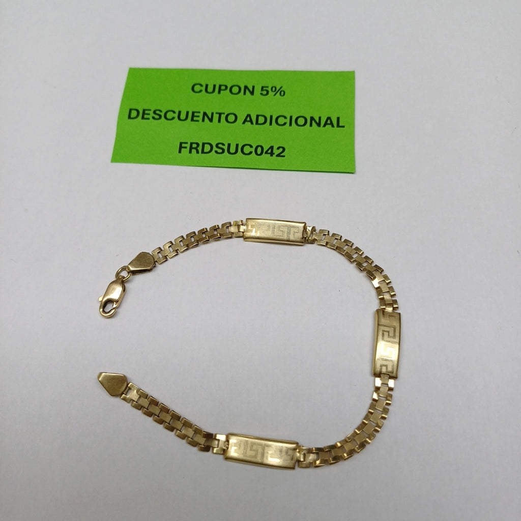PULSERA ORO 14 K 3.7 GRMS (SEMINUEVO)