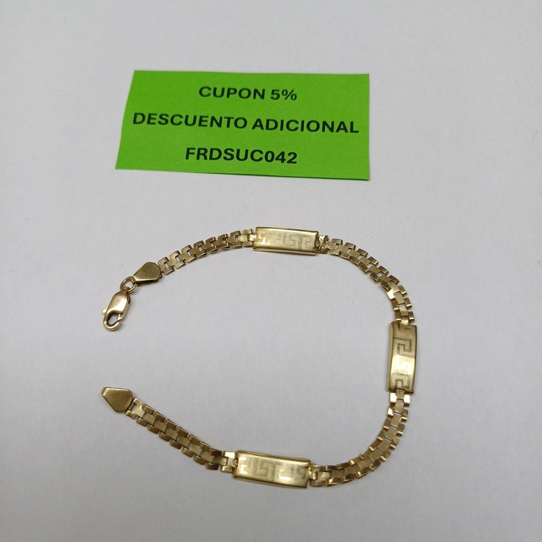 PULSERA ORO 14 K 3.7 GRMS (SEMINUEVO)