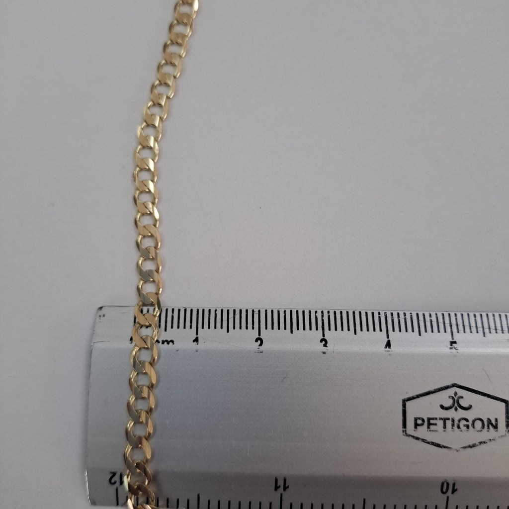 CADENA BARBADA 14K 55 CM 12.5 GR (NUEVO)