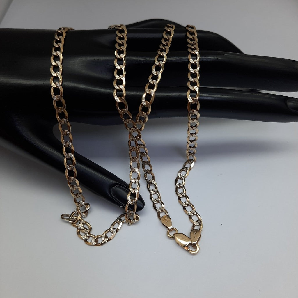 CADENA ORO, RODIADO 14 K 12.8 GRMS (SEMINUEVO)