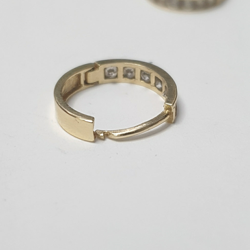 ARRACADAS PAR ORO 14 K 1.5 GRMS (SEMINUEVO)