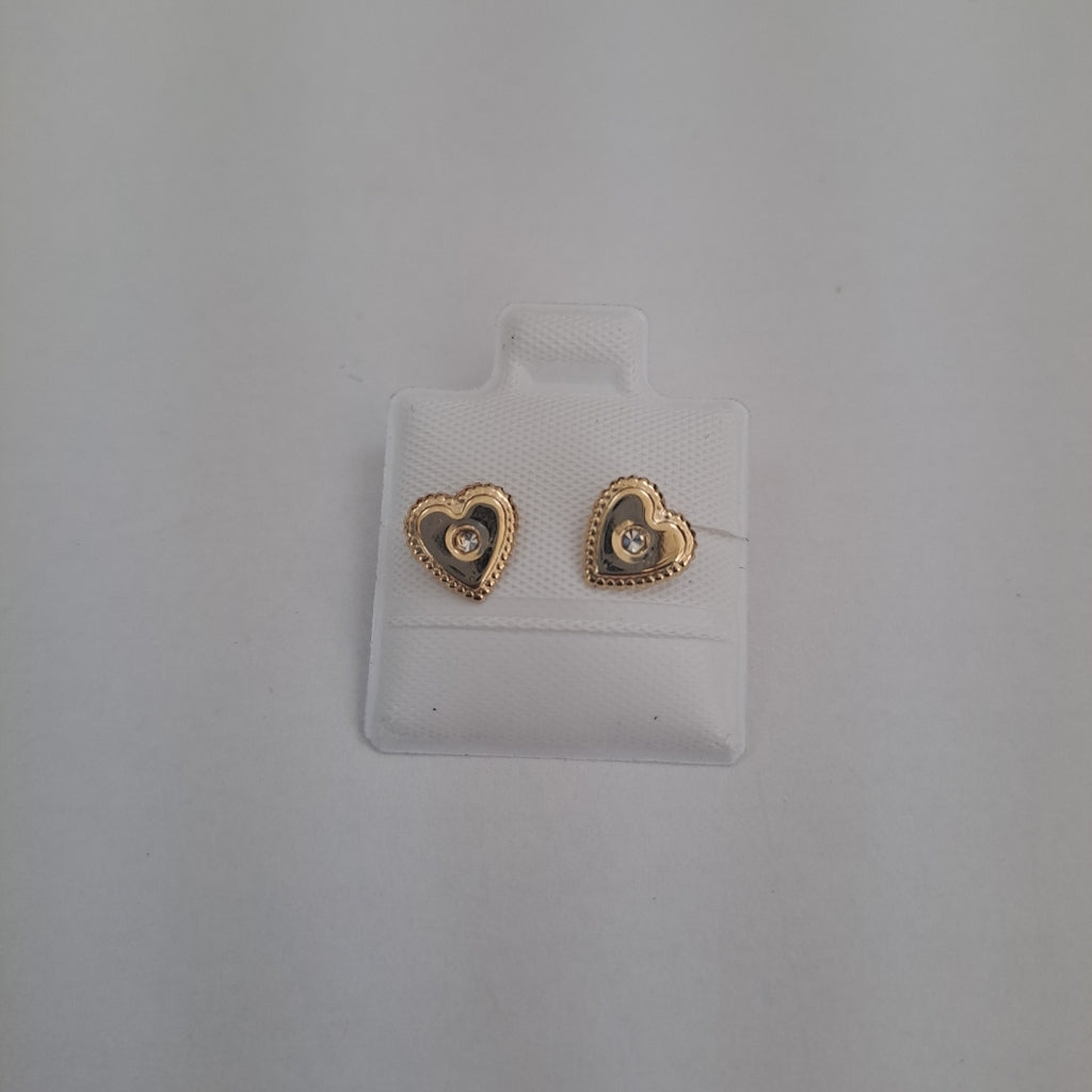 BROQUELES BROQUEL FIG CORAZON C CIRCONIA 14K 0.2614 GR (NUEVO)