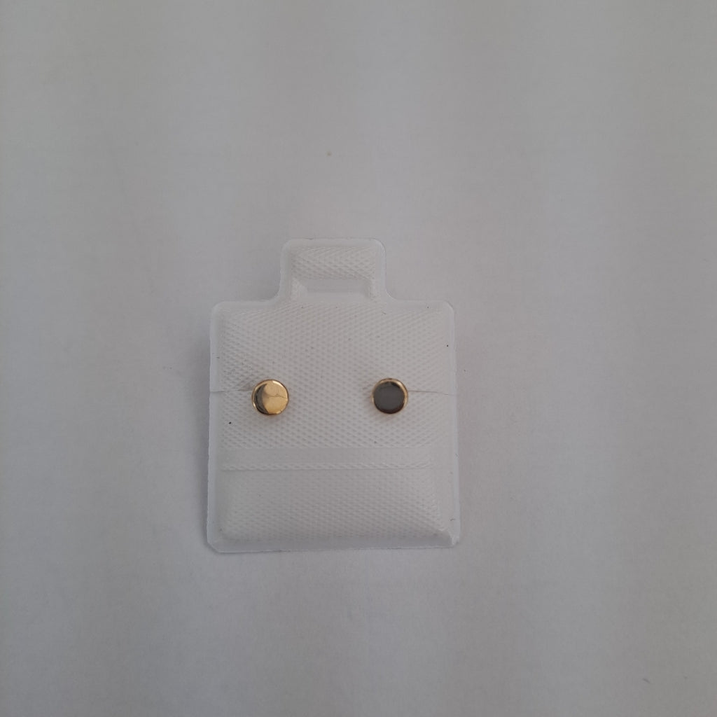 BROQUELES BROQUEL FIG TAPON REDONDO 14K 0.1408 GR (NUEVO)