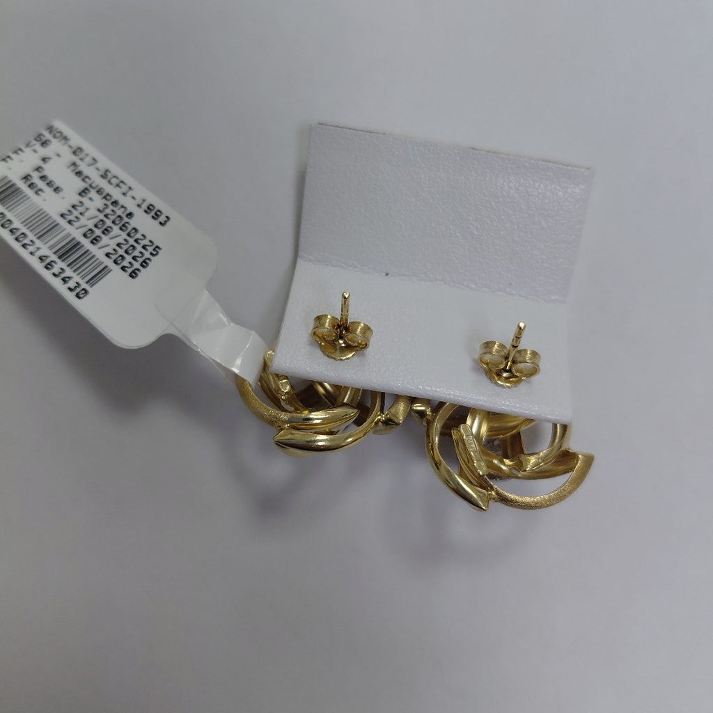 ARETES PAR ORO 14 K 5.4 GRMS (SEMINUEVO)