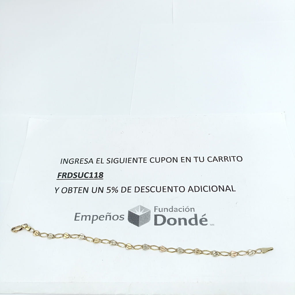 PULSERA ORO 10 K 2.5 GRMS (SEMINUEVO)