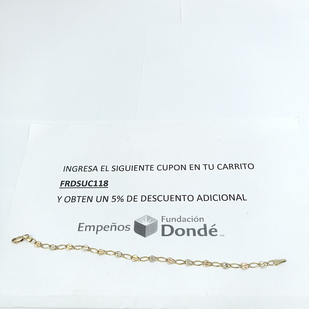 PULSERA ORO 10 K 2.5 GRMS (SEMINUEVO)
