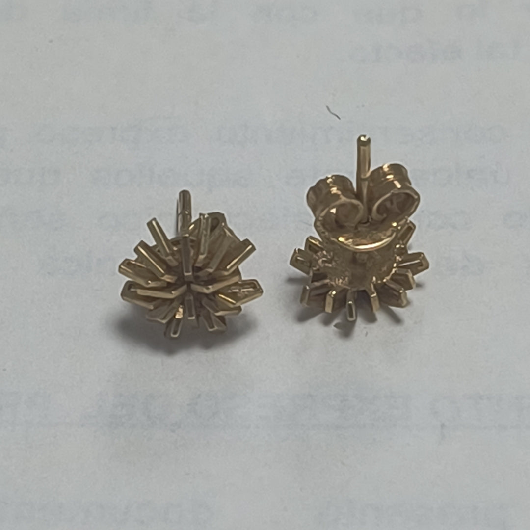 BROQUELES PAR ORO 14 K 1,20 GRMS (SEMINUEVO)