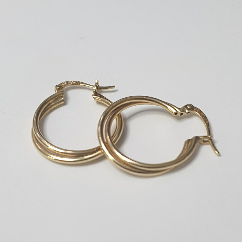 ARRACADAS PAR ORO 14 K 3.5 GRMS (SEMINUEVO)