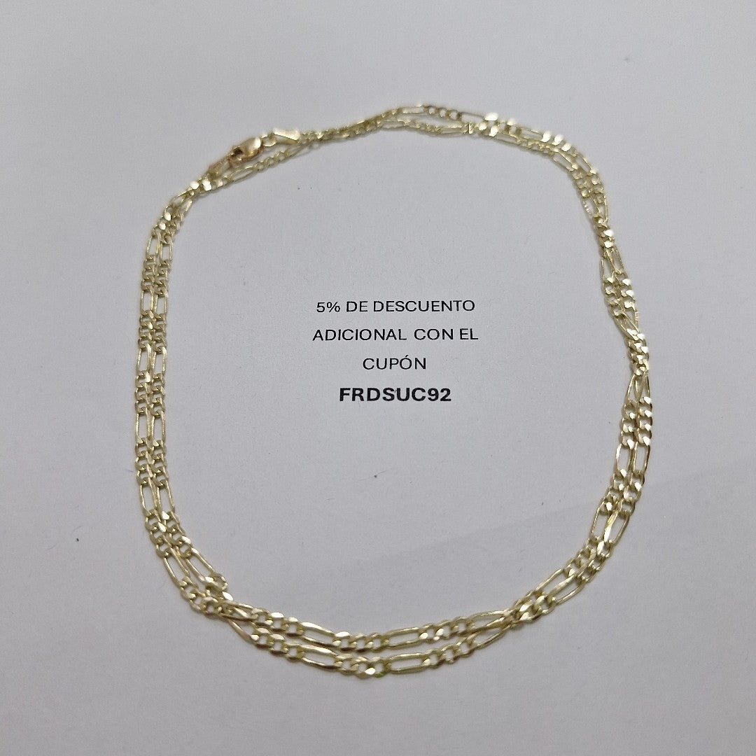 CADENA 3X1 14K 60 CM 5.4 GR (NUEVO)