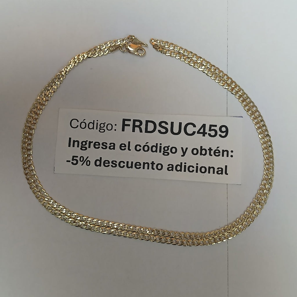 CADENA BARBADA 14K 55 CM 5.1 GR (NUEVO)