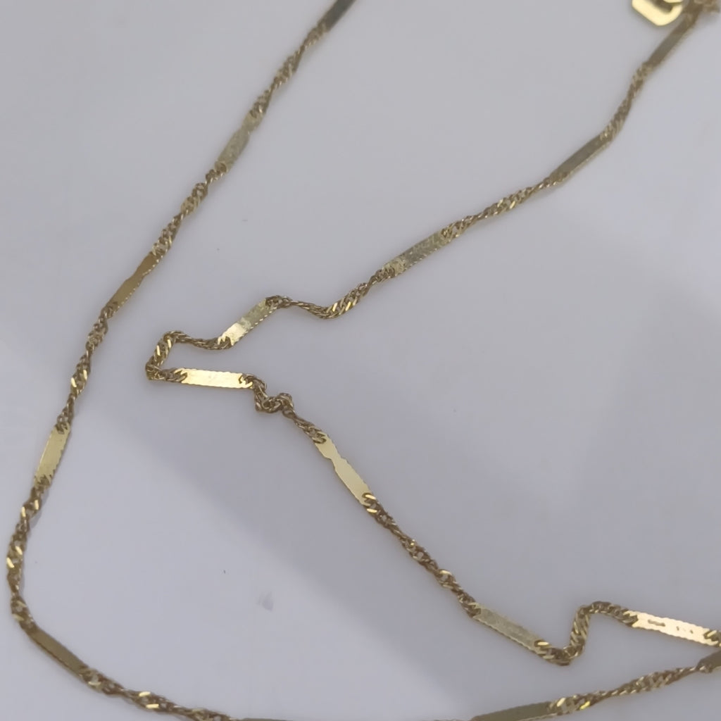 CADENA ORO 14 K 1.3 GRMS (SEMINUEVO)