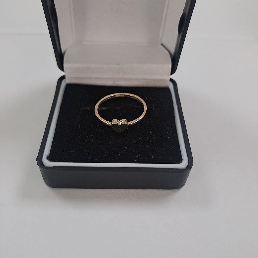 ANILLOS ANILLITO FIG CORAZON 10K TALLA 8 1.1 GR (NUEVO)