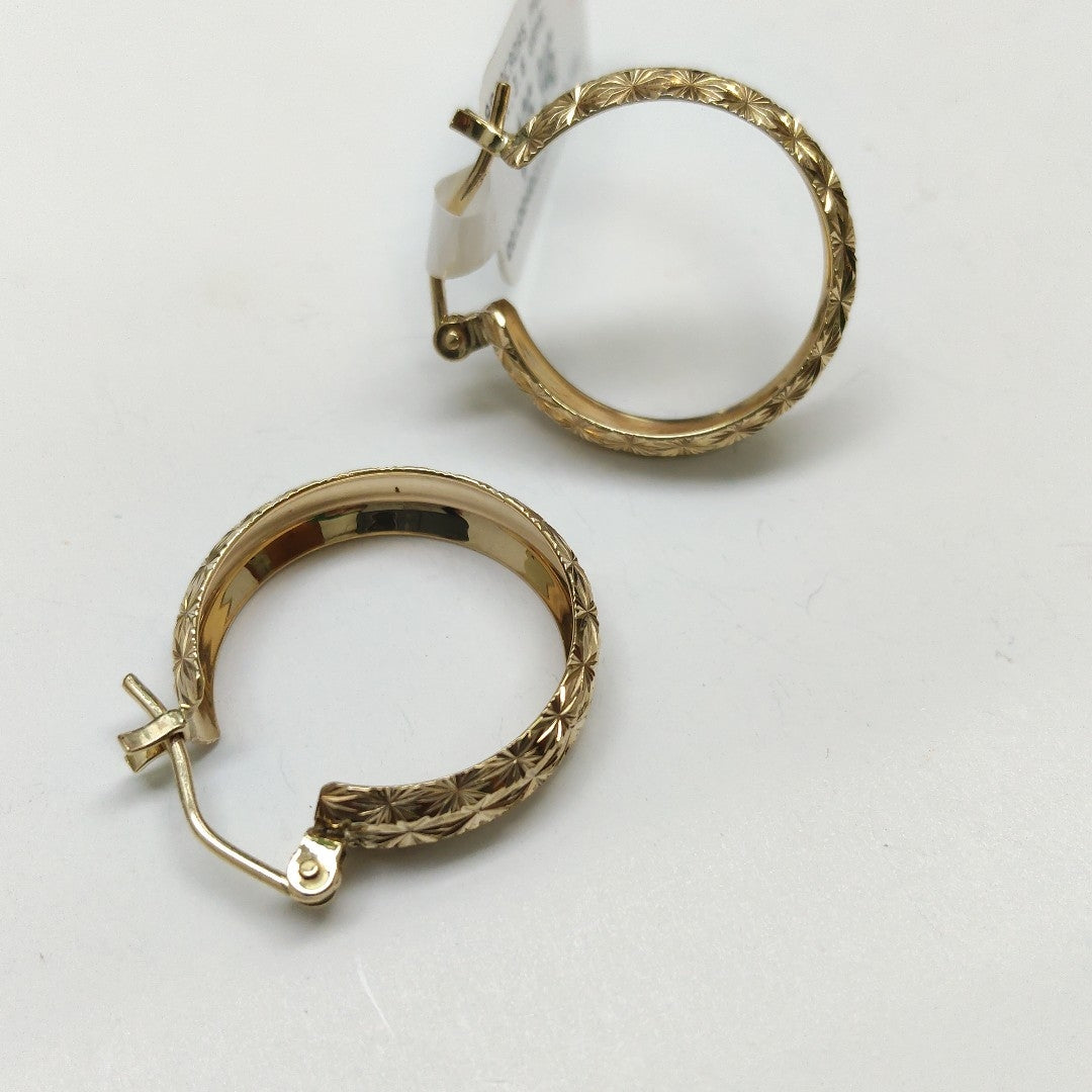 ARRACADAS PAR ORO 14 K 3.6 GRMS (SEMINUEVO)