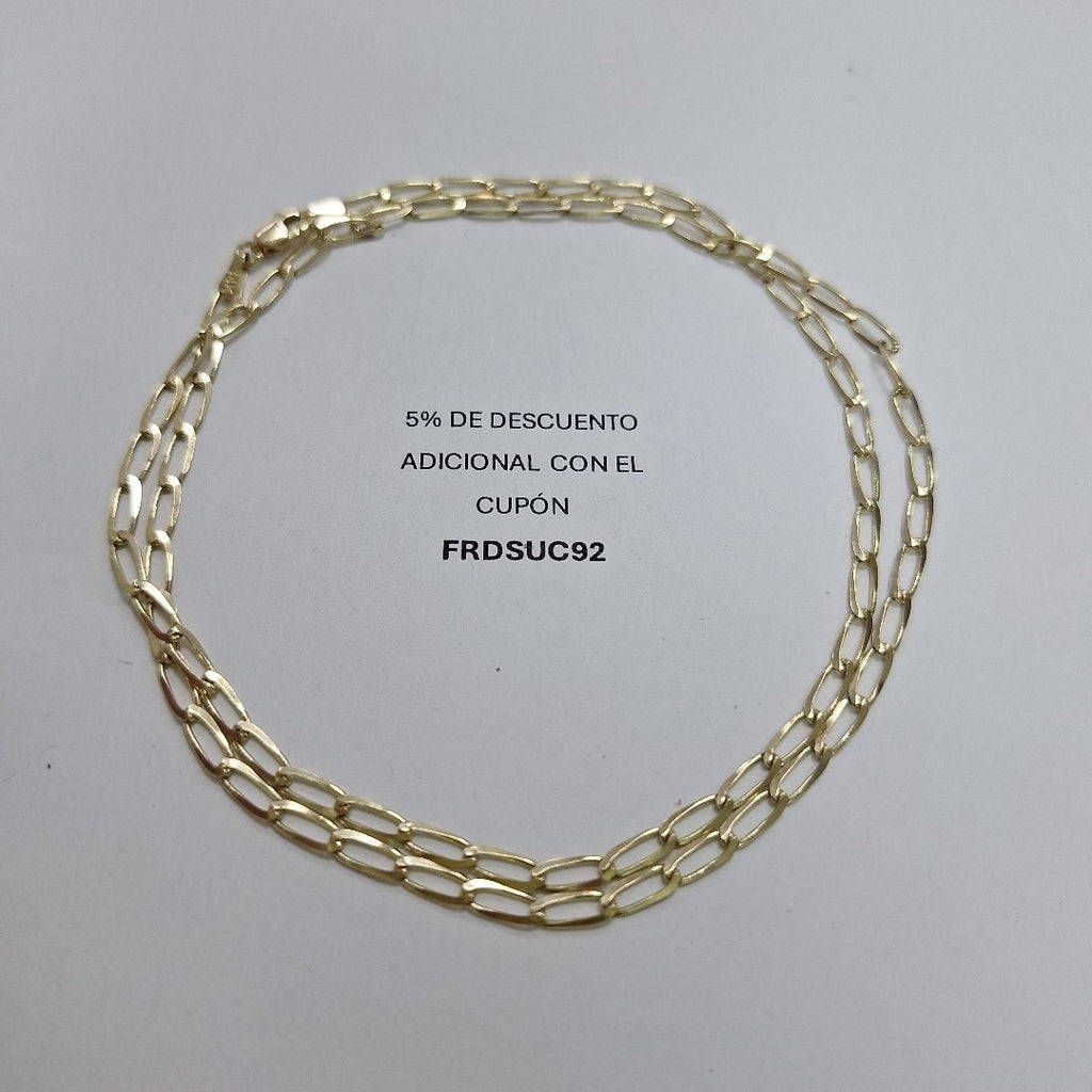 CADENA ESLABON 14K 55 CM 6.6 GR (NUEVO)