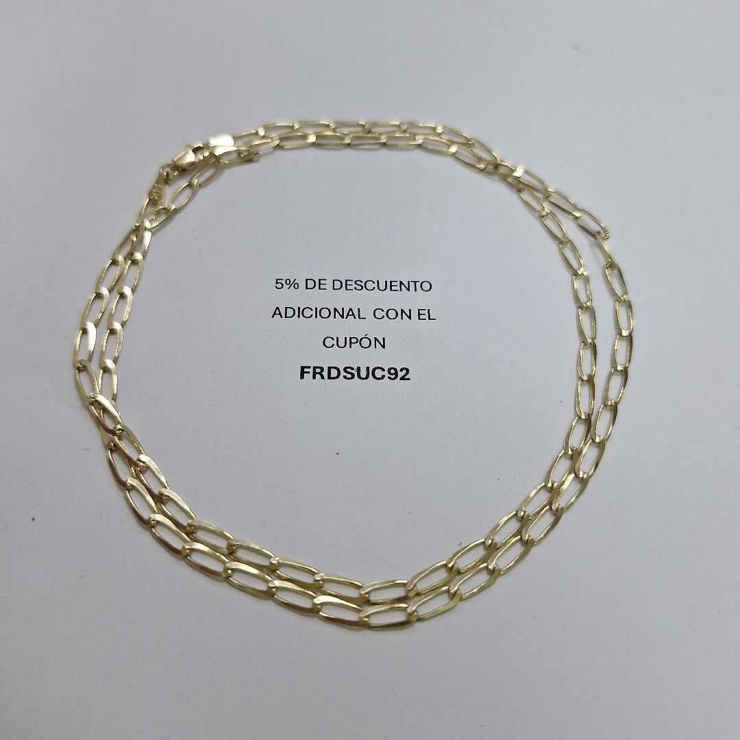 CADENA ESLABON 14K 55 CM 6.6 GR (NUEVO)
