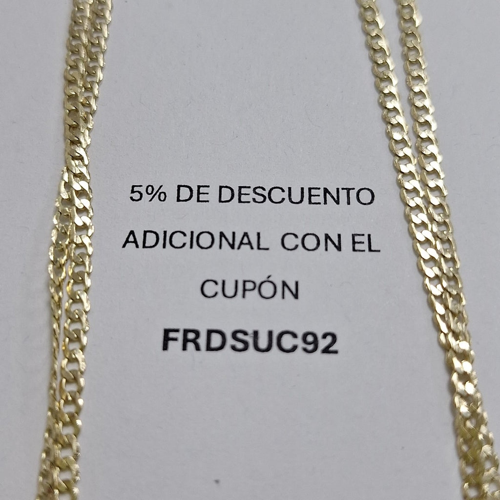 CADENA BARBADA 14K 55 CM 5.1 GR (NUEVO)