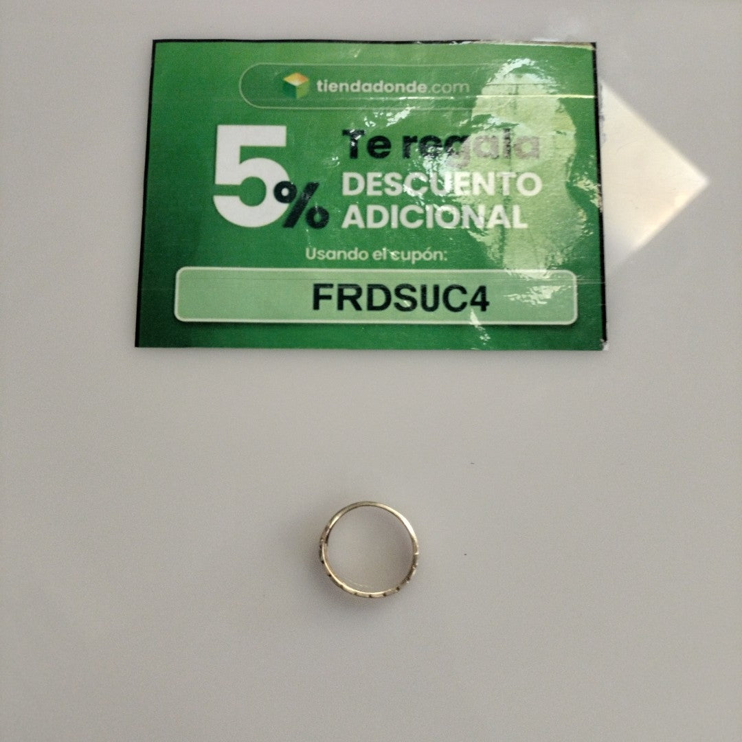 ANILLO ORO 14 K 2.1 GRMS (SEMINUEVO)