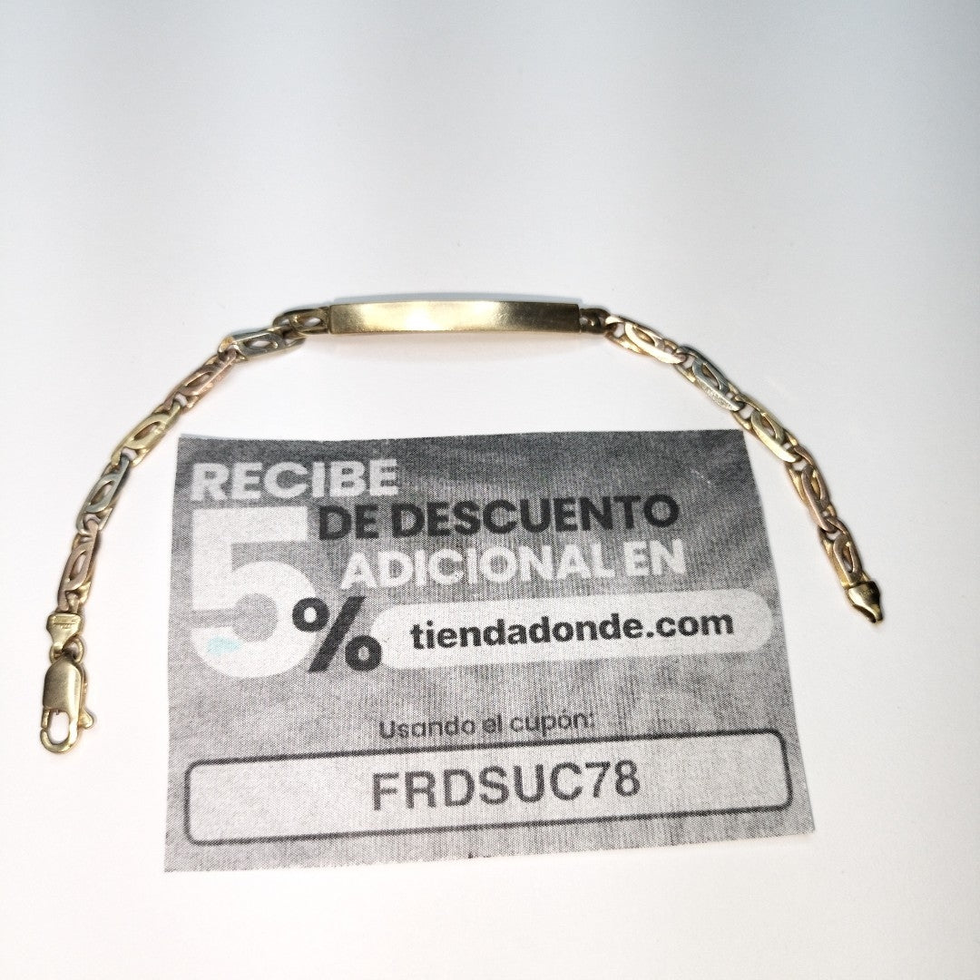 ESCLAVA ORO 14 K 8.9 GRMS (SEMINUEVO)