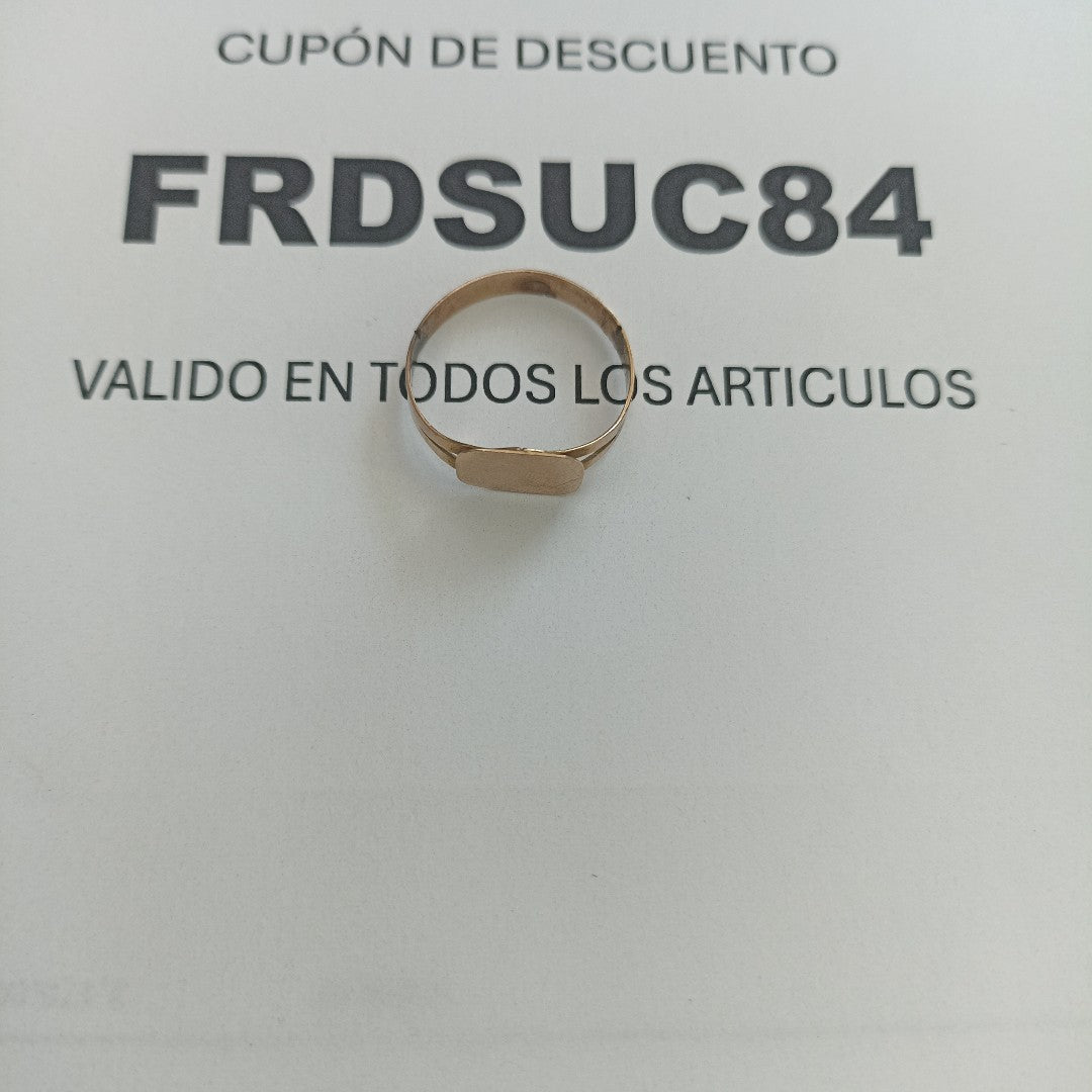 ANILLO ORO 8 K 1.3 GRMS (SEMINUEVO)