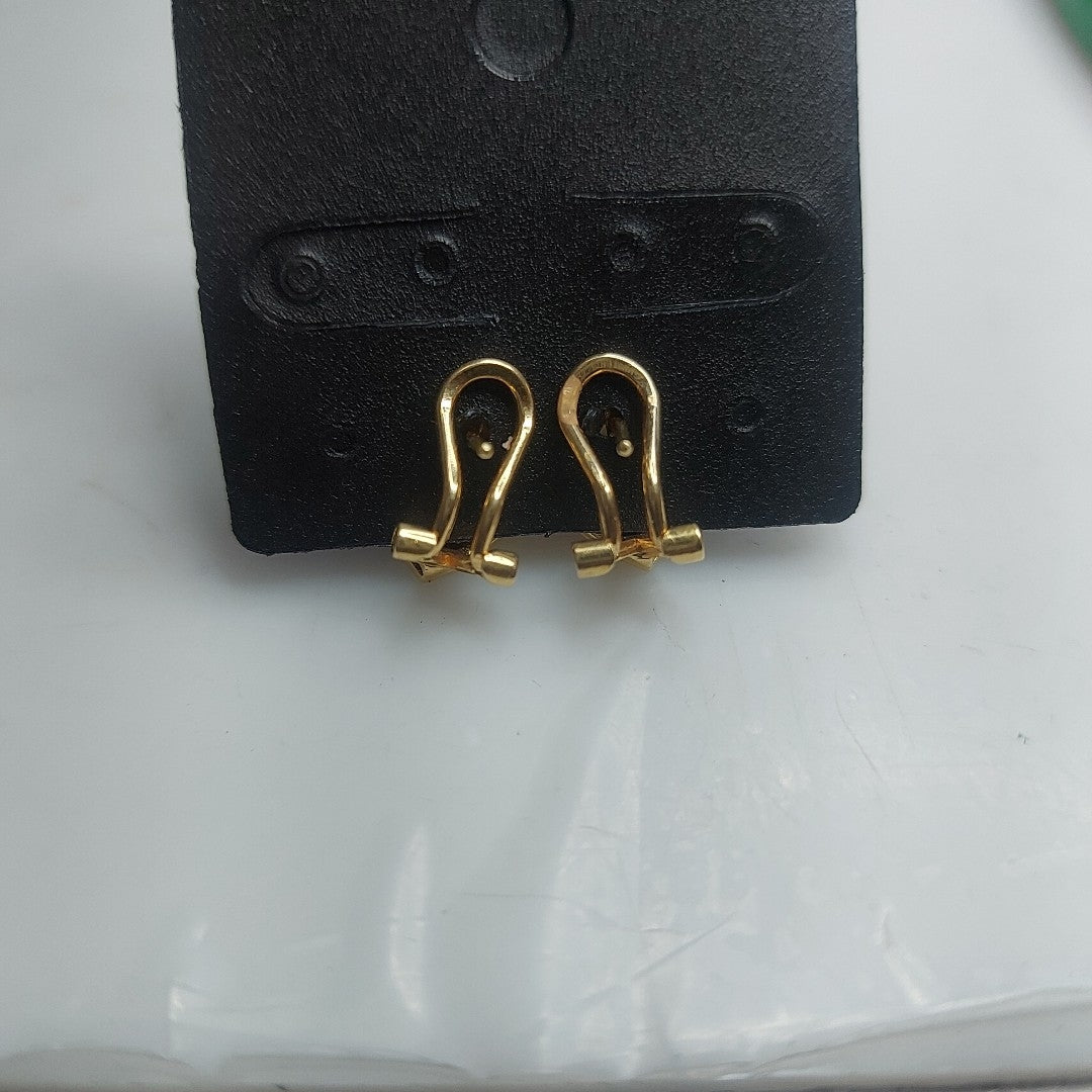 ARETES PAR ORO 18 K 6.8 GRMS (SEMINUEVO)