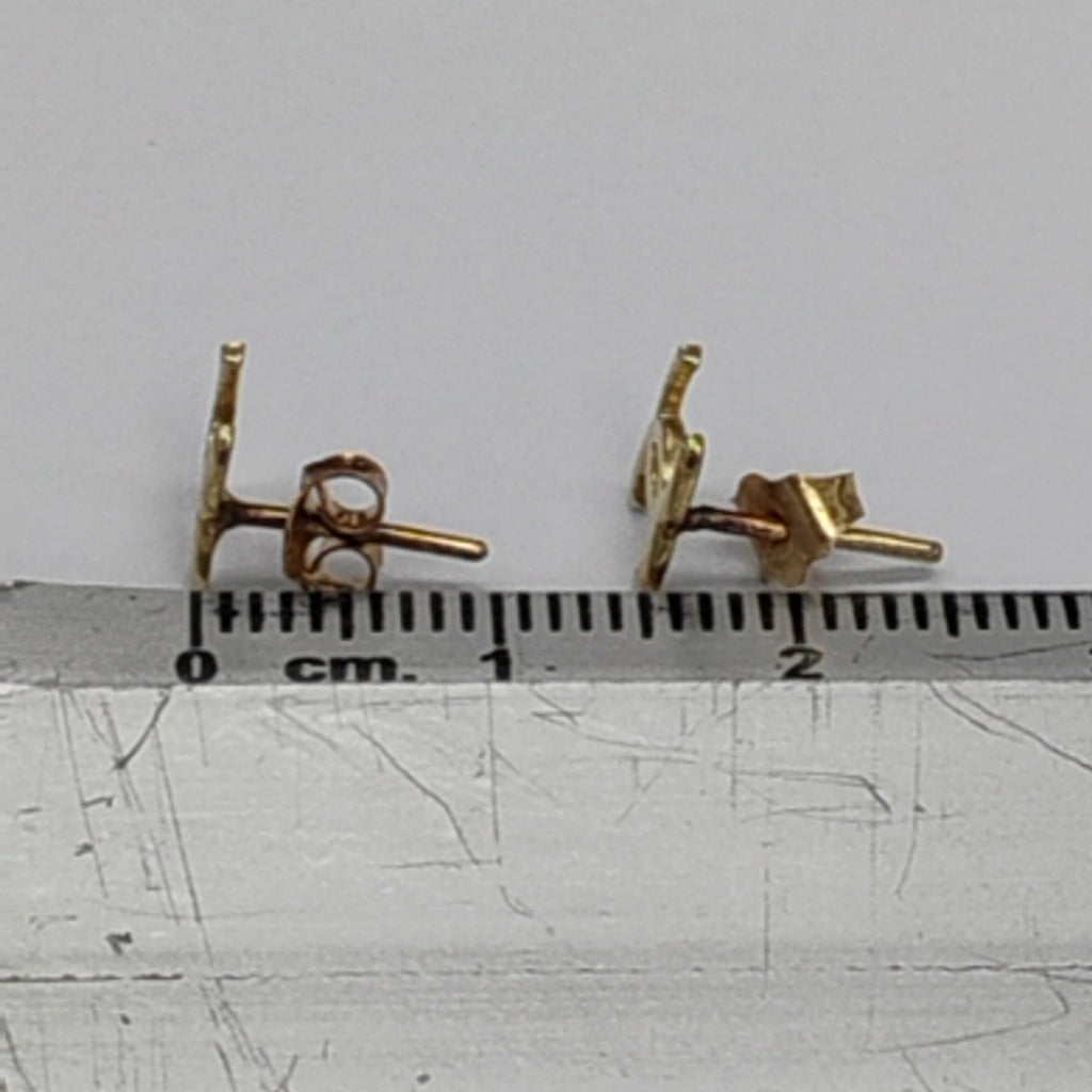 BROQUELES PAR ORO 14 K 0.6 GRMS (SEMINUEVO)