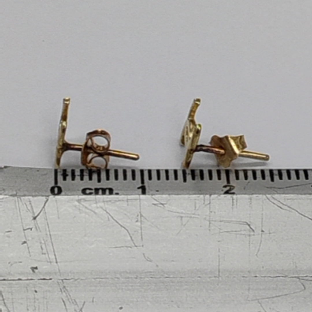 BROQUELES PAR ORO 14 K 0.6 GRMS (SEMINUEVO)