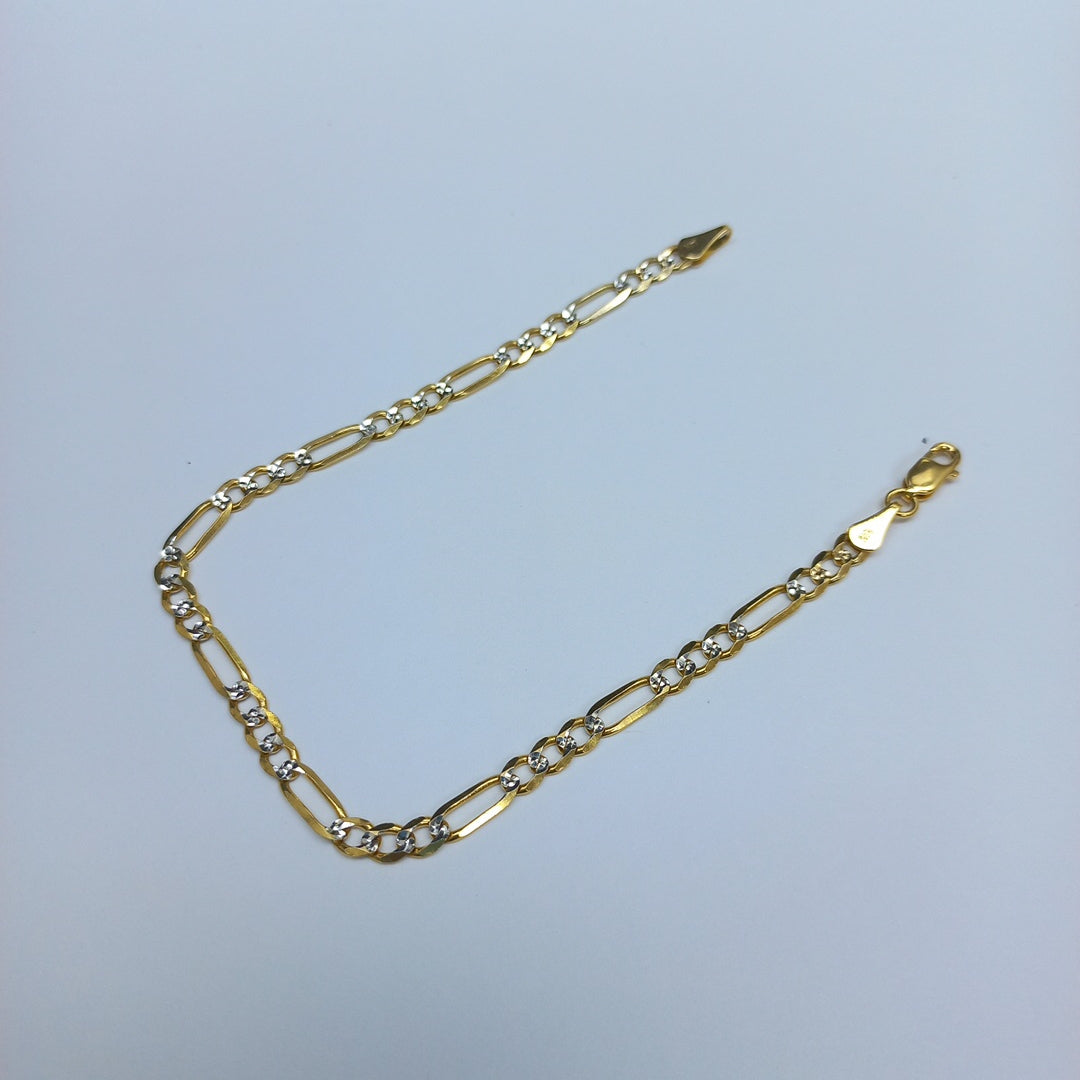 PULSERA 3X1 14K 21 CM 4.6 GR (NUEVO)