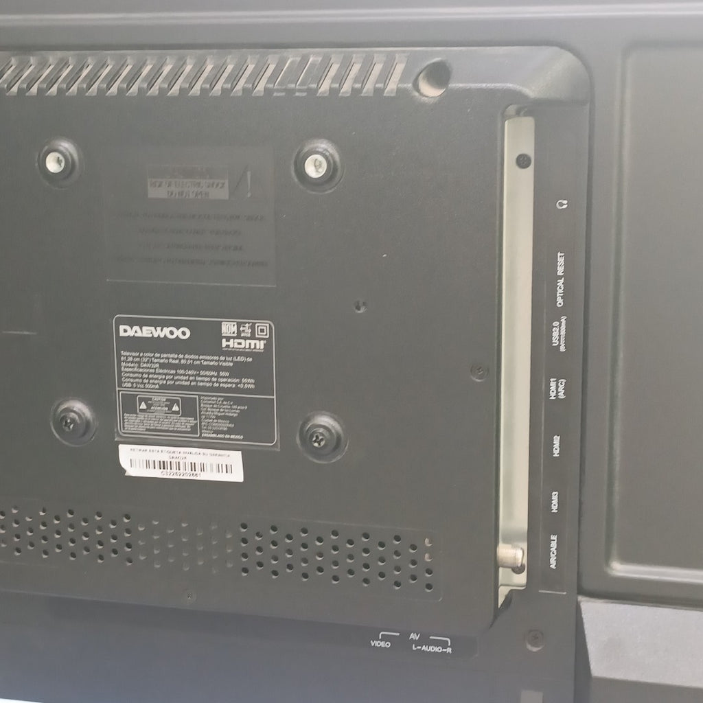 PANTALLA DAEWOO DAW32R 32" LED HD (SEMINUEVO)