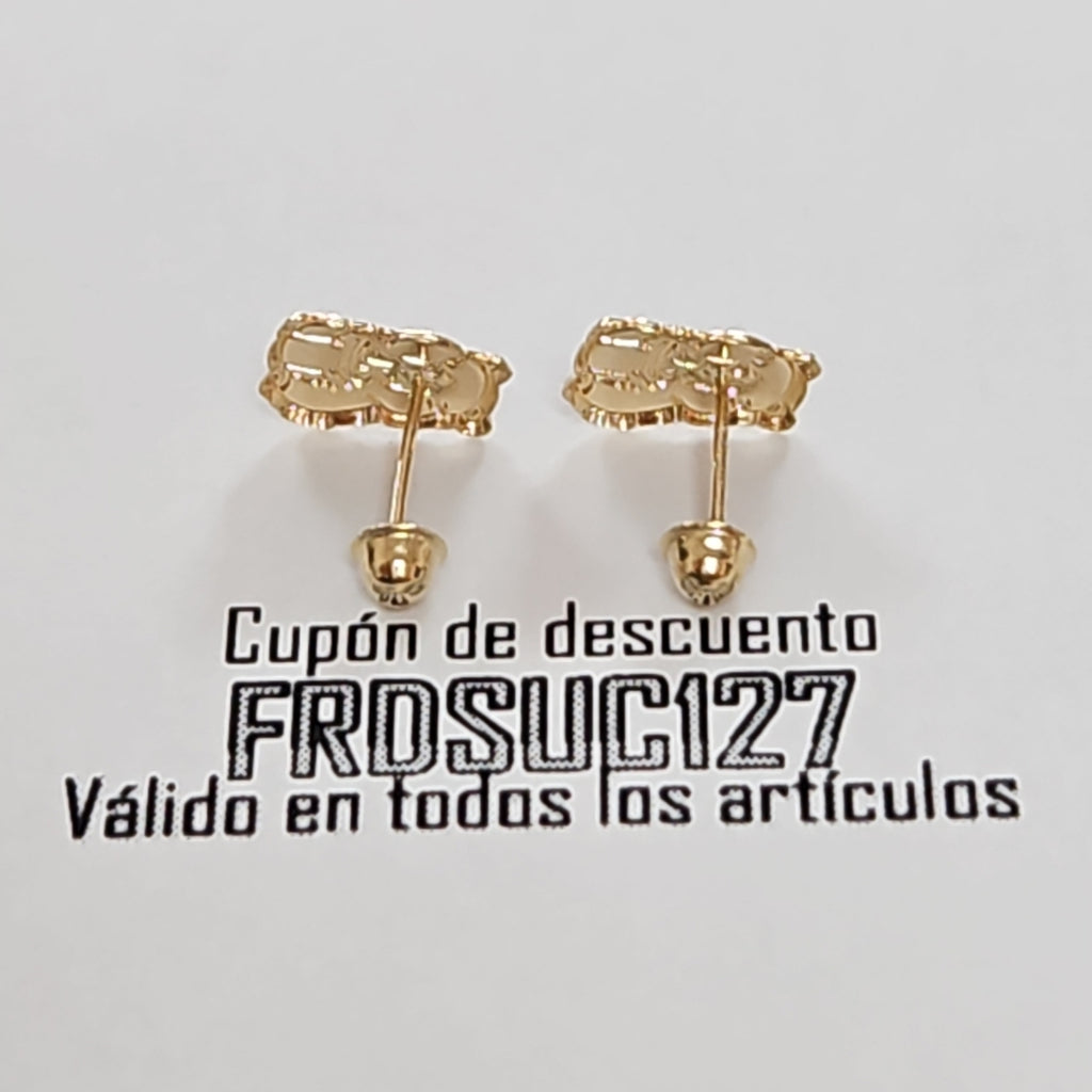 BROQUELES BROQUEL FIG CAPIBARA 14K 0.2657 GR (NUEVO)
