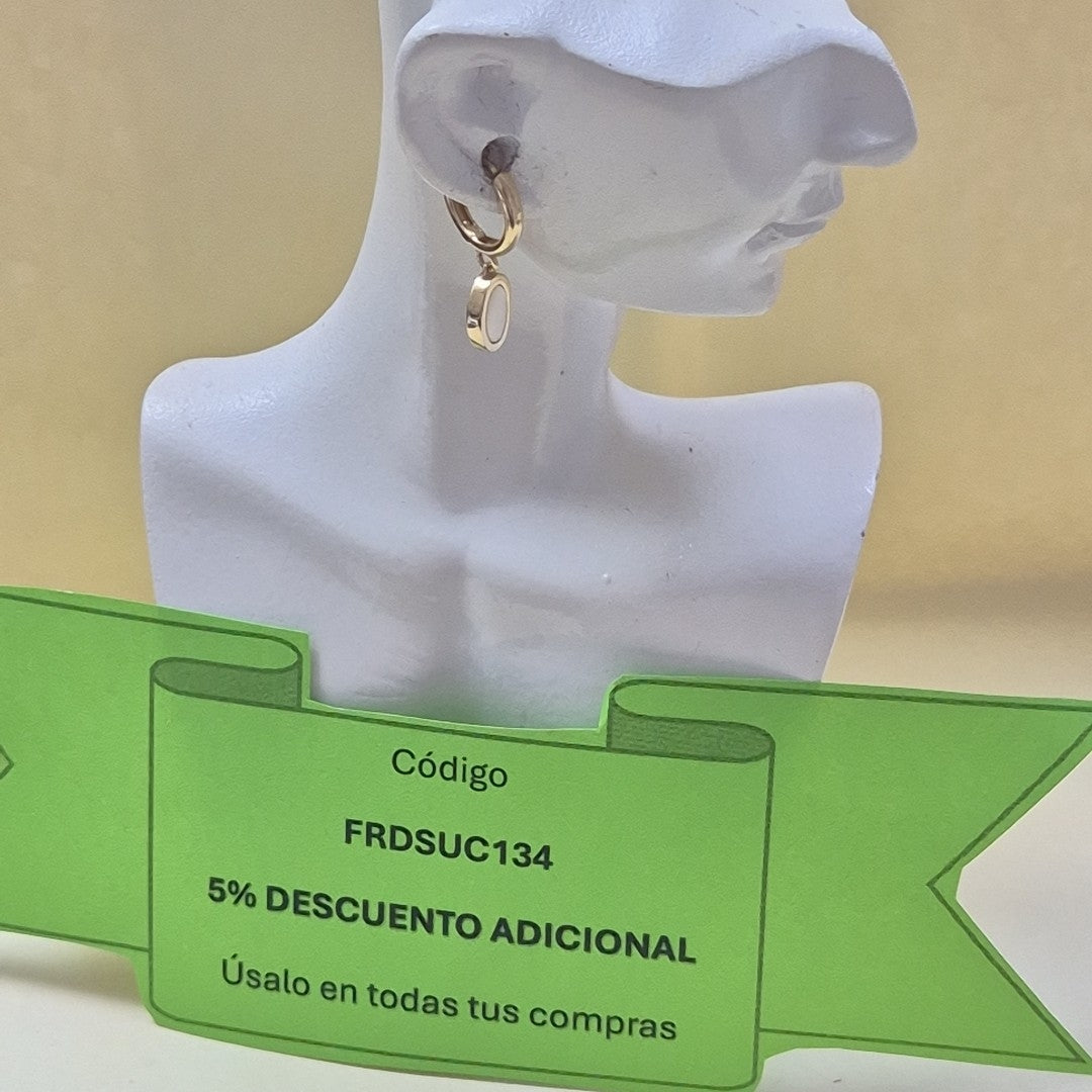 ARETES PAR ORO 10 K 1.6 GRMS (SEMINUEVO)