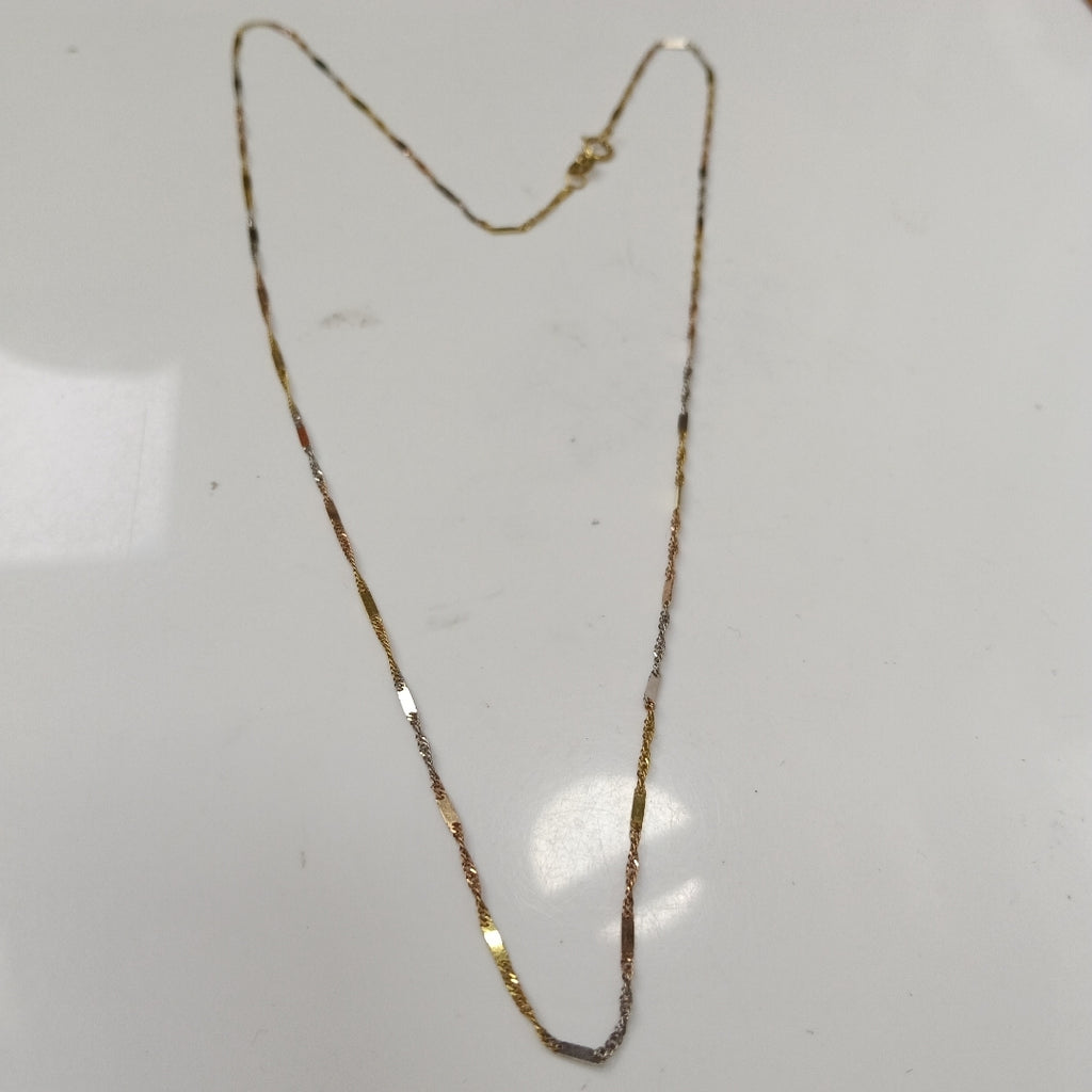 CADENA ORO 14 K 1,80 GRMS (SEMINUEVO)
