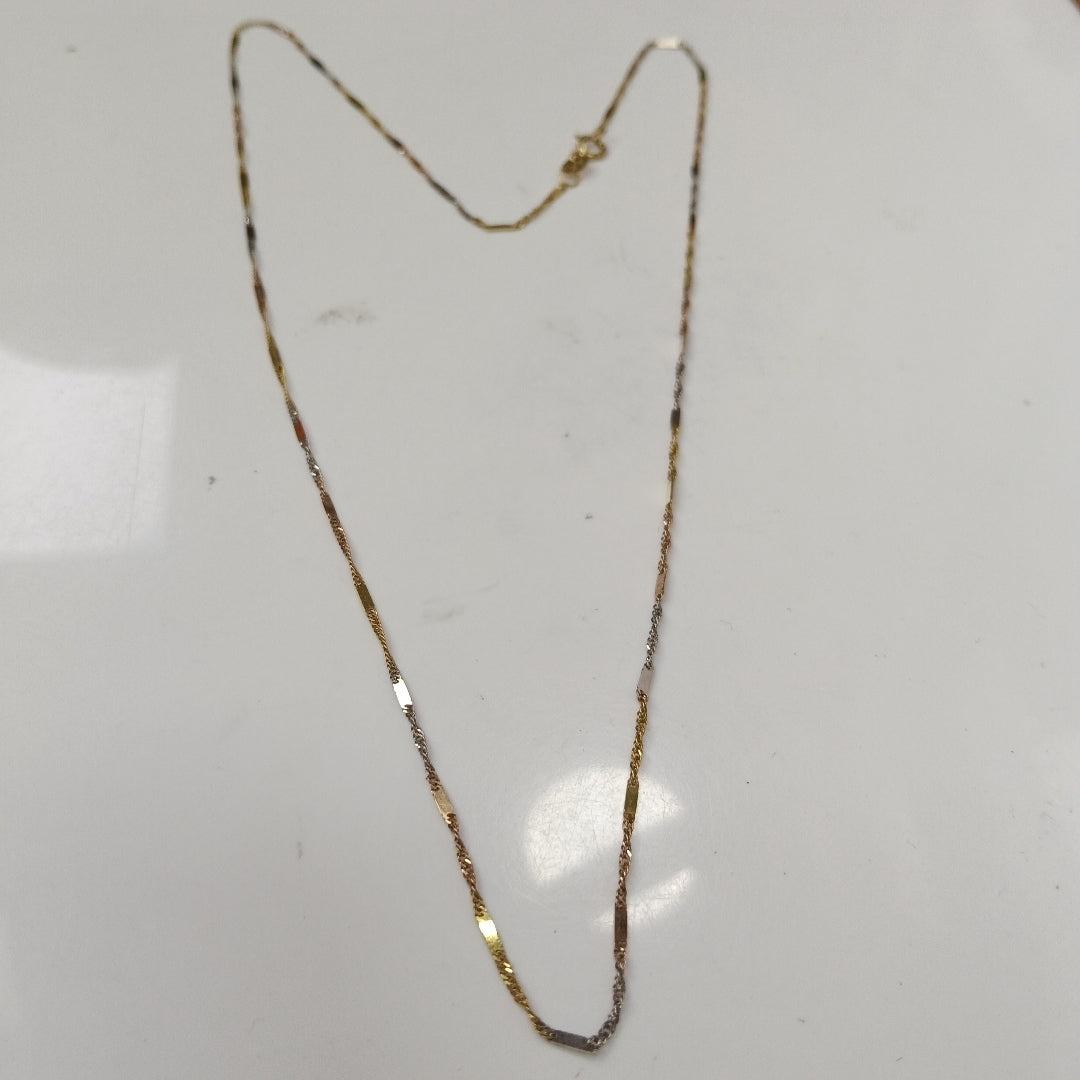 CADENA ORO 14 K 1,80 GRMS (SEMINUEVO)