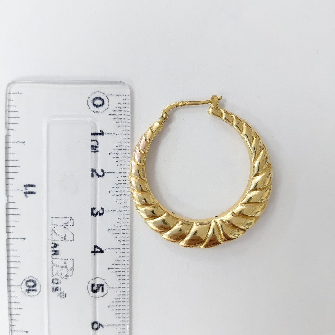 ARRACADAS PAR ORO 14 K 6,00 GRMS (SEMINUEVO)