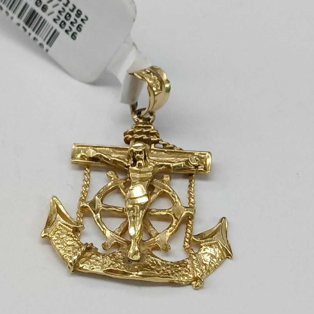 CRISTO OLIMPICO ORO 14 K 4,20 GRMS (SEMINUEVO)