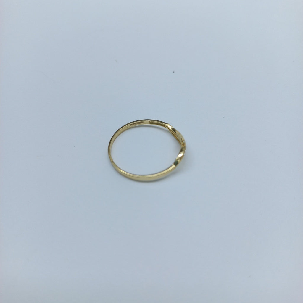 ANILLOS C CIRCONIAS 14K TALLA 9 0.9 GR (NUEVO)